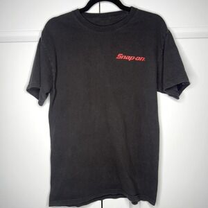 Snap-on Shirt Mens Small Black Deuces Wild Hot Rod Gambling Car Graphic Tee